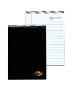 TOPS Docket Gold Wirebound Writing Tablet, 8 1/2in x 11 3/4in, 70 Sheets, White