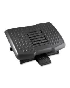 Kantek Premium Ergonomic Footrest, 4inH x 18inW x 13inD, Black