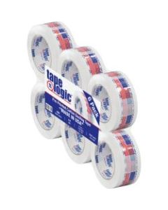 Tape Logic Made In USA Preprinted Carton Sealing Tape, 3in Core, 2in x 110 Yd., Multicolor, Case Of 6