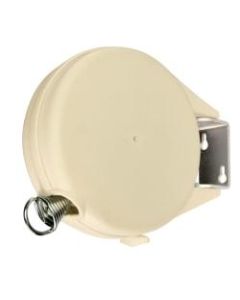 Honey-Can-Do 40ft Indoor/Outdoor Retractable Clothesline, 5 1/2inH x 2inW x 6 11/16inD, White