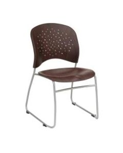 Safco Reve Wood Guest Chair, Mahogany
