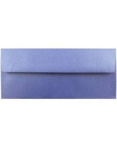 JAM Paper # 10 Business Booklet Envelopes, Gummed Seal, Sapphire Blue, Pack Of 25