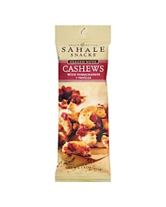 Sahale Snack Better Pomegranate/Vanilla Glazed Cashews Snack Mix, 1.5 Oz, Pack Of 18