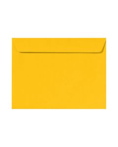 LUX Booklet 9in x 12in Envelopes, Gummed Seal, Sunflower Yellow, Pack Of 250