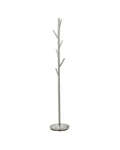 Adesso Evergreen Coat Rack, 67inH x 12inW x 12inD, Brushed Steel