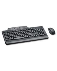 Kensington Wireless Keyboard & Mouse, Adjustable Full Size Keyboard, Black, Right-Handed Optical Mouse, KMW72408