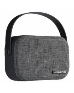 Volkano Fabric Series Bluetooth Speaker, Dark Gray