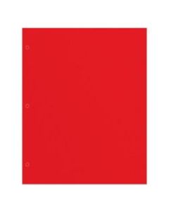 Office Depot Brand 2-Pocket Paper Folder, Letter Size, Red