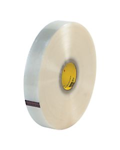 3M 371 Carton Sealing Tape, 2in x 1,000 Yd., Clear, Case Of 6