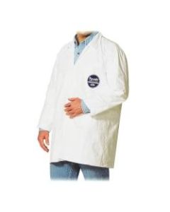 DuPont Tyvek Lab Coats, 2XL, White, Carton Of 30