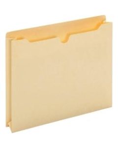 Pendaflex Letter Recycled File Jacket - 8 1/2in x 11in - 500 Sheet Capacity - 2in Expansion - Top Tab Location - Manila - Manila - 100% - 50 / Box