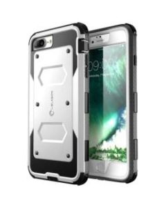 i-Blason Armorbox Case - For Apple iPhone 8 Plus Smartphone - White - Polycarbonate, Thermoplastic Polyurethane (TPU)