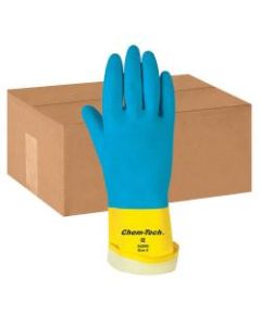 MCR Safety Chem-Tech Latex Gloves, Large, Box Of 12