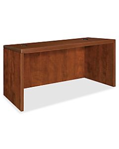 Lorell Essentials Series Rectangular Shell Desk, 48inW x 30inD, Cherry