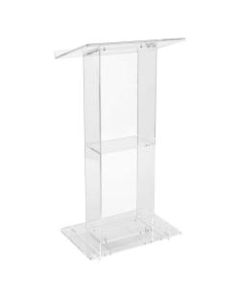 Oklahoma Sound? Acrylic Lectern With Shelf, Clear