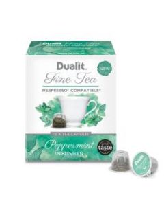 Dualit And Nespresso Compatible Fine Tea NX Capsules, Peppermint, 2.2 Grams, Carton Of 60
