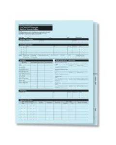 ComplyRight Confidential Employee Medical Records Folders, 9 3/8in x 11 3/4in x 1/4in, Light Blue, Pack Of 25