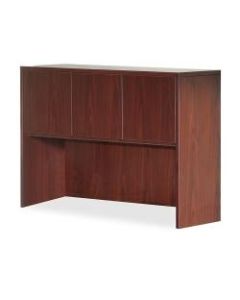 Lorell Essentials Series Hutch, 60inW, Mahogany