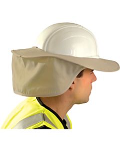 Stow Away Hard Hat Shade, Khaki, Most Full Brim