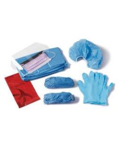 Medline Employee Protection Kits With Eye Shields, Blue, Pack Of 25 Kits