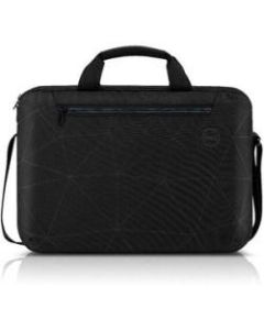Dell Essential ES1520C Carrying Case (Briefcase) for 15in to 15.6in Notebook - Black - Water Resistant Exterior - Reflective Printing with Bumped UP Texture - Hand Grip, Shoulder Strap, Trolley Strap - 11in Height x 15.7in Width x 2in Depth