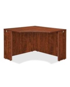 Lorell Essentials Series Corner Desk, 42inW, Cherry