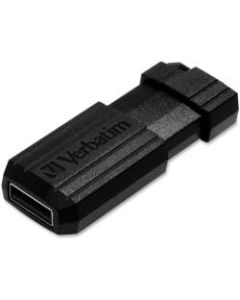 Verbatim PinStripe USB Flash Drive, 8GB, Black