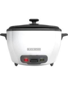 Black & Decker 28-Cup Rice Cooker, White