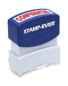 Stamp-Ever Pre-inked Confidential Stamp - Message Stamp - "CONFIDENTIAL" - 0.56in Impression Width x 1.69in Impression Length - 50000 Impression(s) - Red - 1 Each