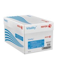 Xerox Vitality Multi-Use Printer Paper, Letter Size Paper, 92 Brightness, 20 Lb, FSC Certified, Ream Of 500 Sheets, Case Of 10 Reams