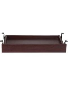 Lorell Laminate Universal Center Drawer, Mahogany