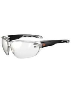 Ergodyne Skullerz VALI Frameless Safety Glasses, One Size, Matte Black Frames, Indoor/Outdoor Lens