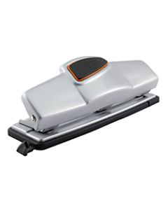 Office Depot Brand 3-Hole Paper Punch, 20-Sheet Capacity, Silver