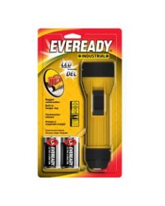 Eveready Industrial 2D LED Flashlight, Yellow