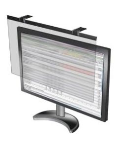 Business Source LCD Monitor Privacy Filter Black - For 24in Widescreen LCD Monitor - 16:10 - Acrylic - Black