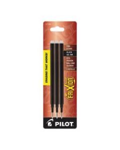 Pilot FriXion Erasable Gel Pen Refills, Fine Point, 0.7 mm, Black Ink, Pack Of 3