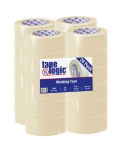 Tape Logic 2400 Masking Tape, 3in Core, 2in x 180ft, Natural, Pack Of 24