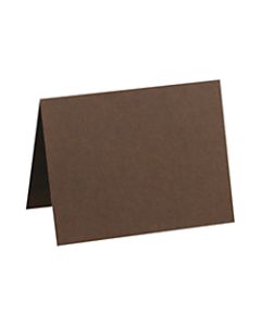 LUX Folded Cards, A1, 3 1/2in x 4 7/8in, Chocolate Brown, Pack Of 1,000