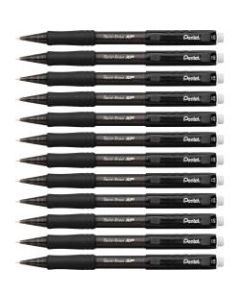 Pentel Twist-Erase Express Mechanical Pencils, 0.9 mm, Smoke Barrel, Pack Of 12