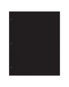 Office Depot Brand 2-Pocket Paper Folder, Letter Size, Black