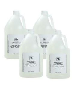 Soapbox Liquid Hand Soap, Sea Minerals And Blue Iris, 1 Gallon, Carton Of 4 Bottles