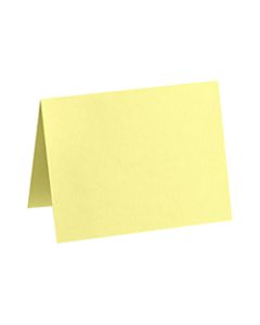 LUX Folded Cards, A9, 5 1/2in x 8 1/2in, Lemonade Yellow, Pack Of 50