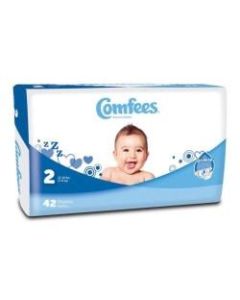 Attends Comfees Baby Diapers, Size 2, White, Pack Of 42