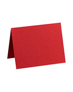 LUX Folded Cards, A1, 3 1/2in x 4 7/8in, Ruby Red, Pack Of 50