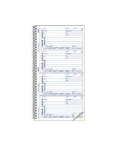Rediform Memo Style Phone Message Book, 2 Part, Book Of 1,600 Messages, Blue