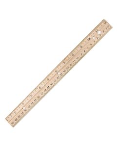 Westcott Wood Ruler, 12in