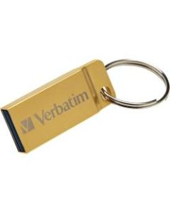 Verbatim 16GB Metal Executive USB 3.0 Flash Drive - Gold - 16 GBUSB 3.0 - Gold