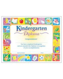 TREND Certificates, Kindergarten Classic Diploma, 8 1/2in x 11in, Multicolor, Kindergarten, Pack Of 30