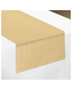 Amscan Kraft Paper Table Runner Rolls, 13in x 27ft, Gold, Set Of 2 Rolls