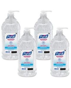 Purell Economy Size Pump Hand Sanitizer, 67.6 Oz, Fragrance-Free, Carton Of 4